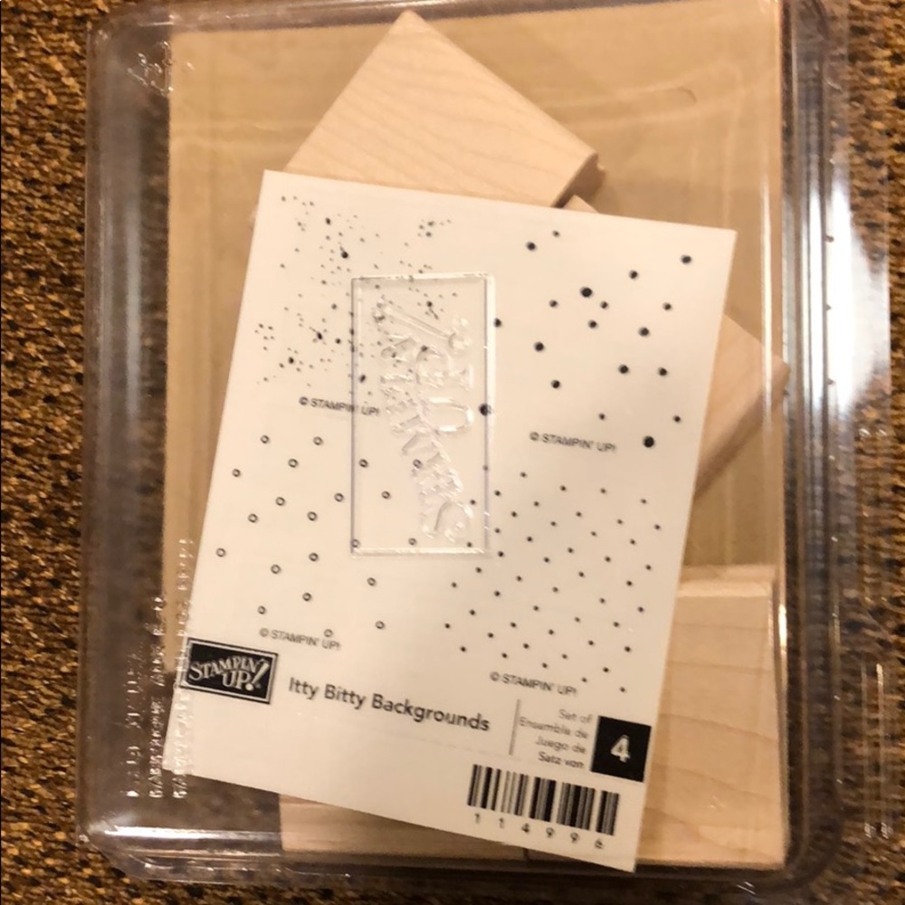 Itty Bitty Backgrounds Rubber Stamps